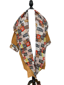 Reversible Faux Suede Belted Hoody Jacket