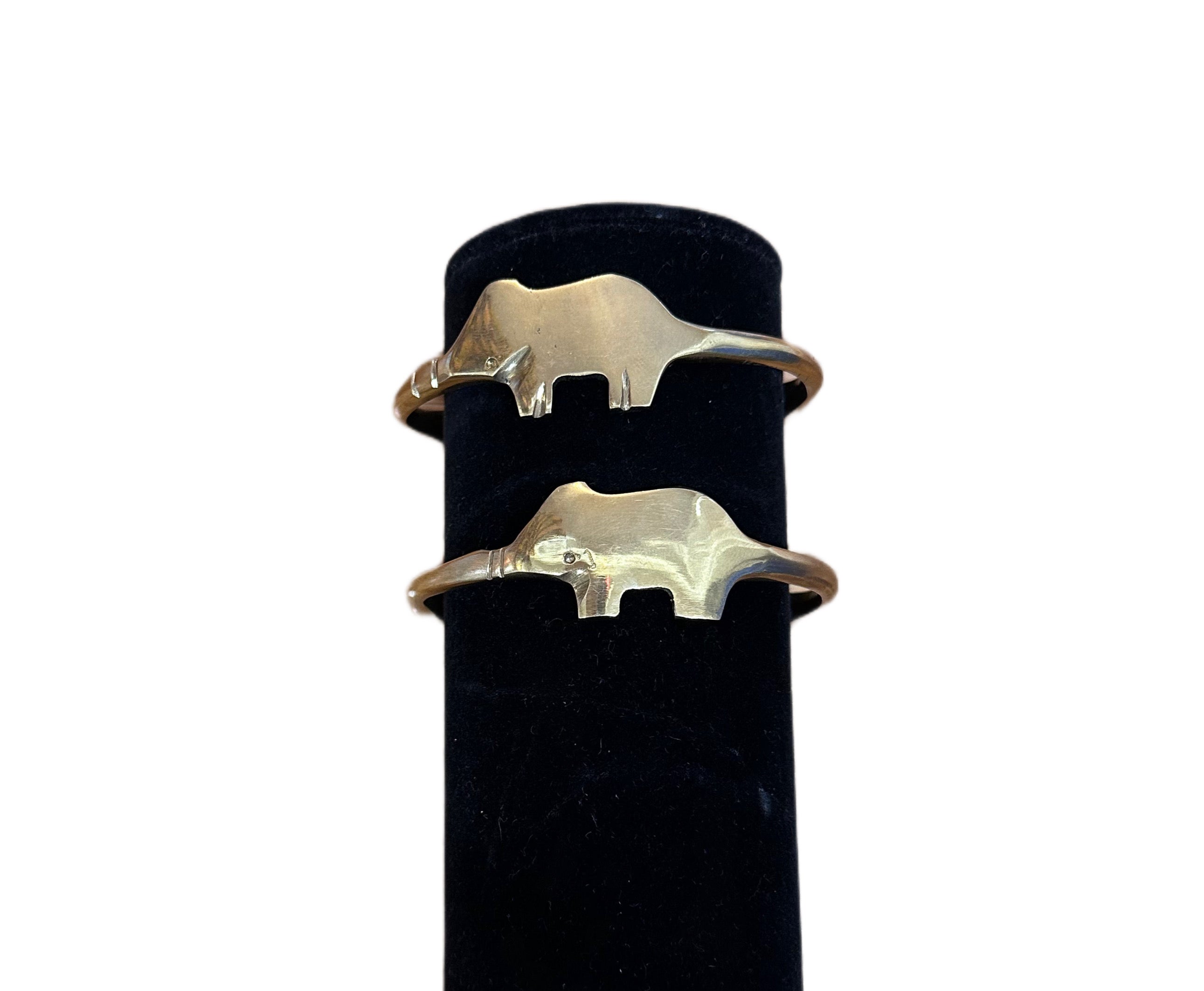 Handmade Brass Elephant Bracelet