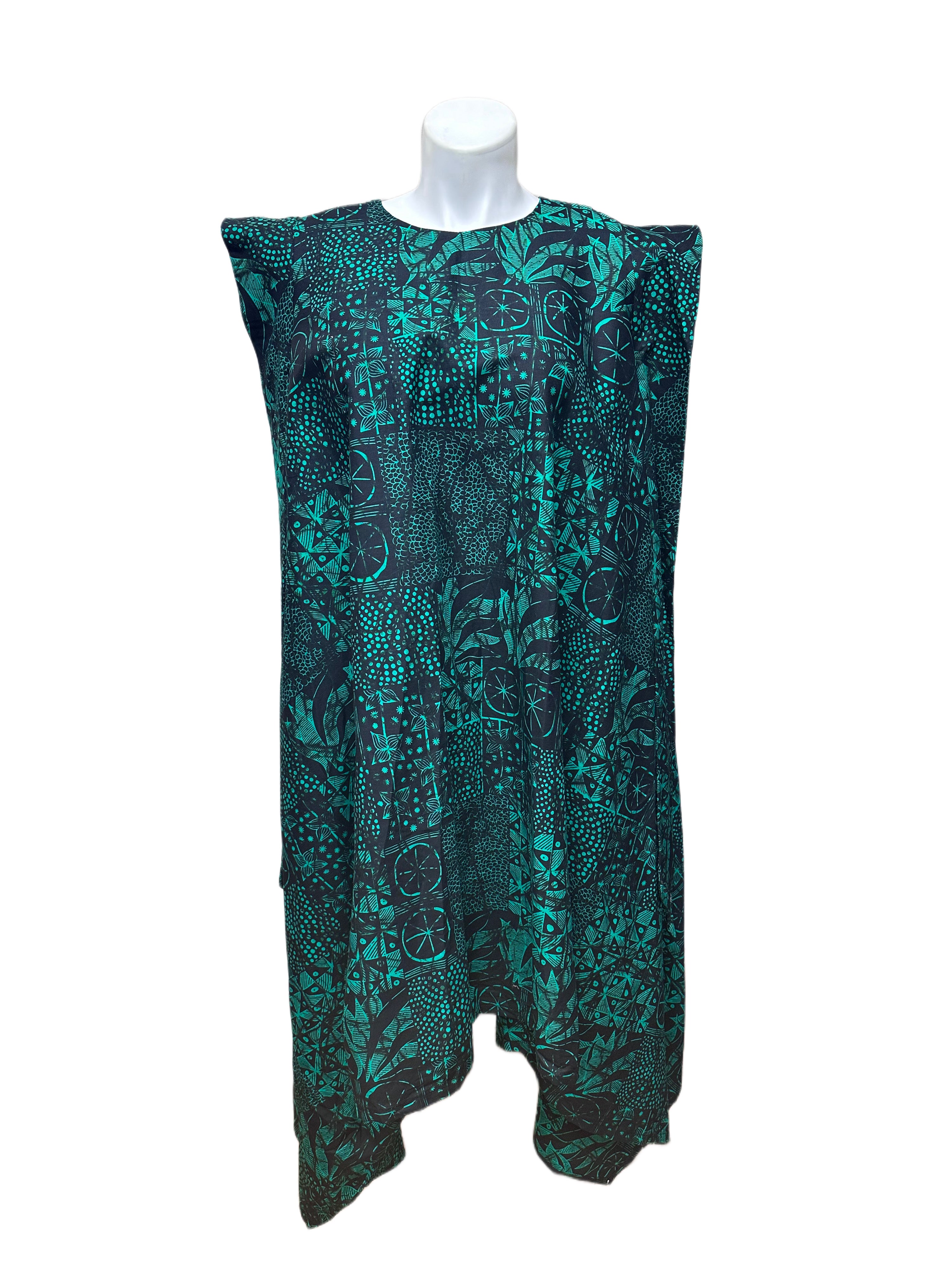 Sleeveless Batik Dress
