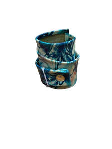 Leather wrap cuff bracelet