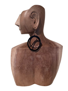 Double Circle Shell Earrings