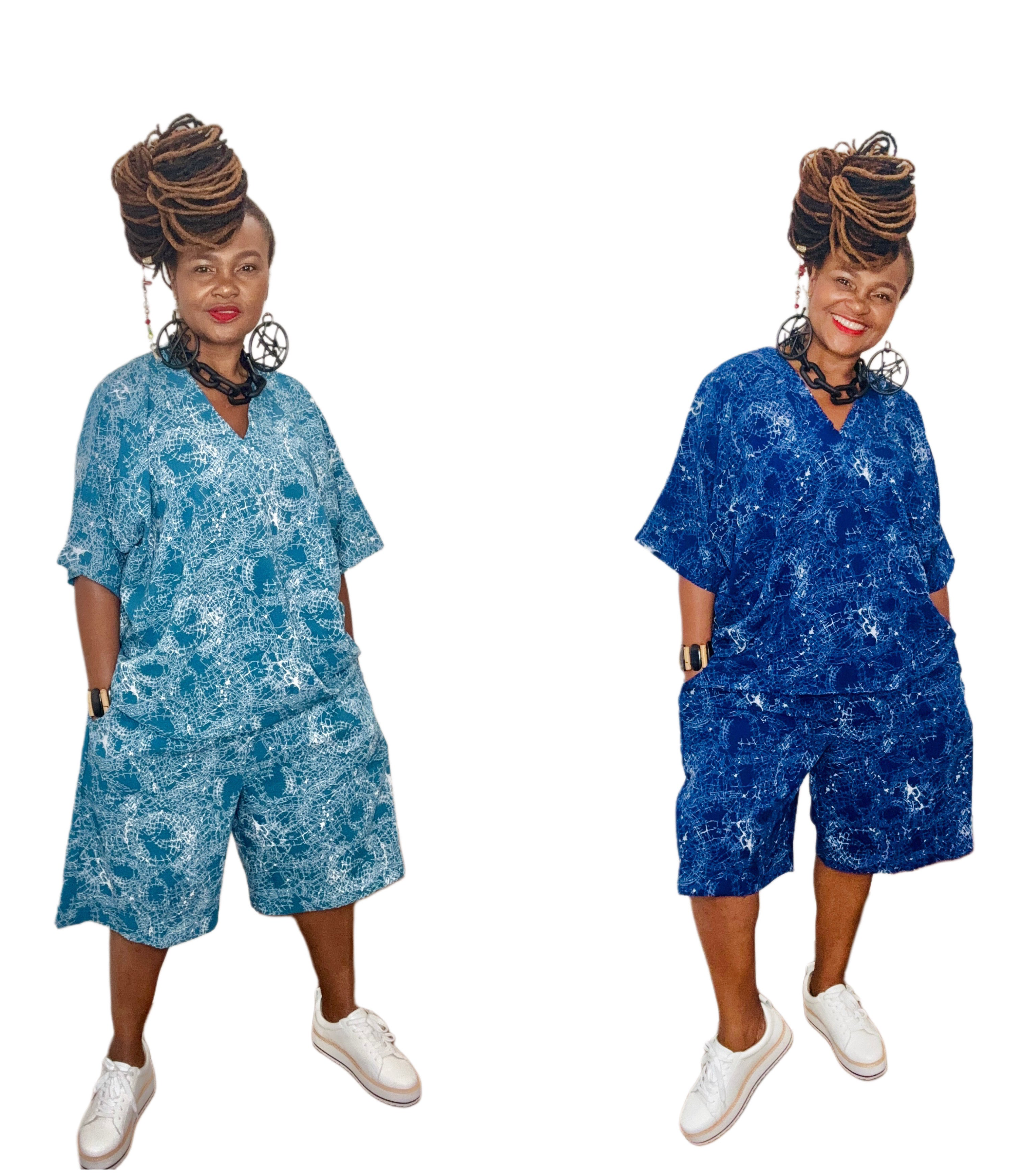 Blue Short & Top Set
