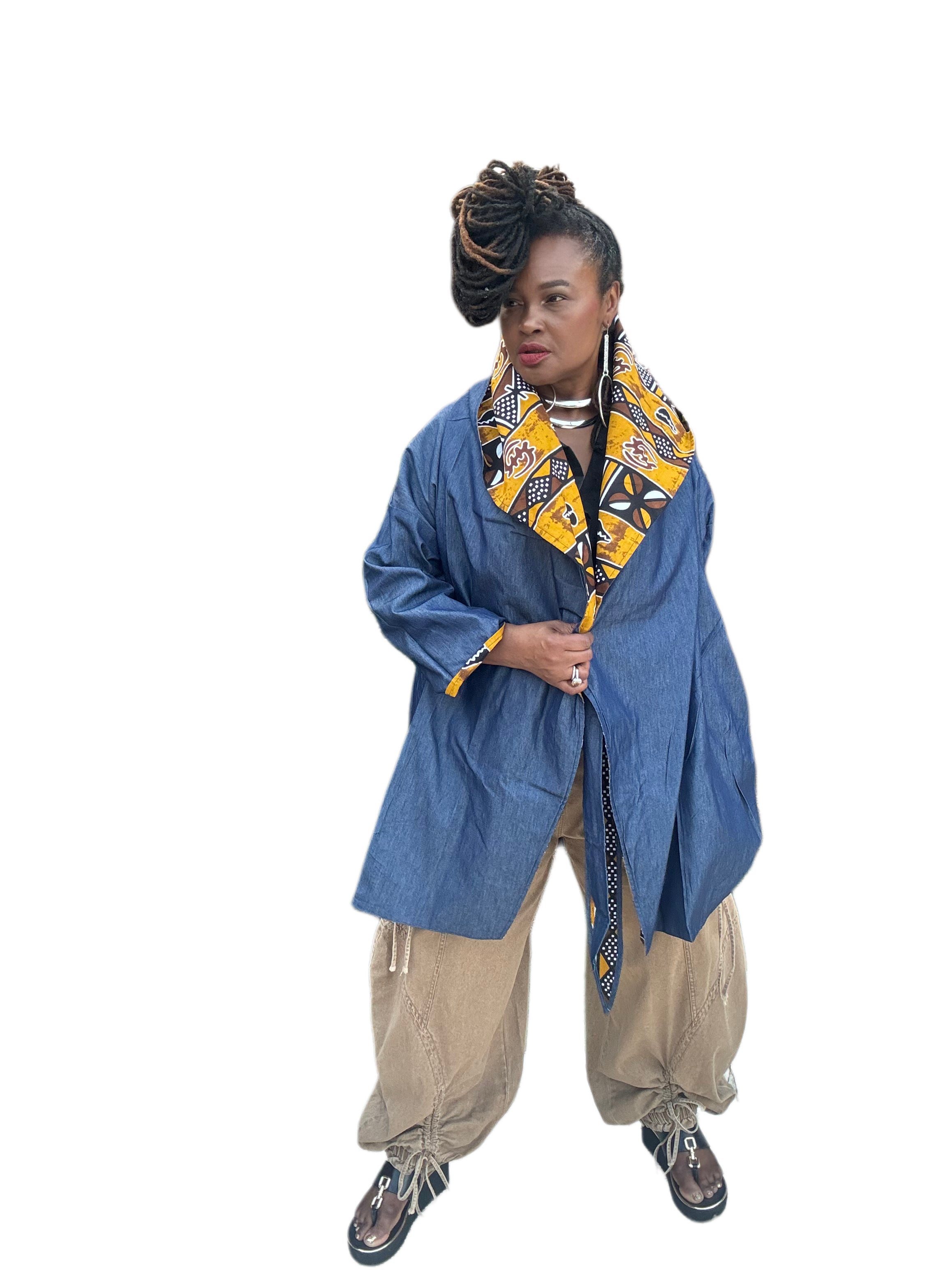 Reversible Belted Hoody Jacket