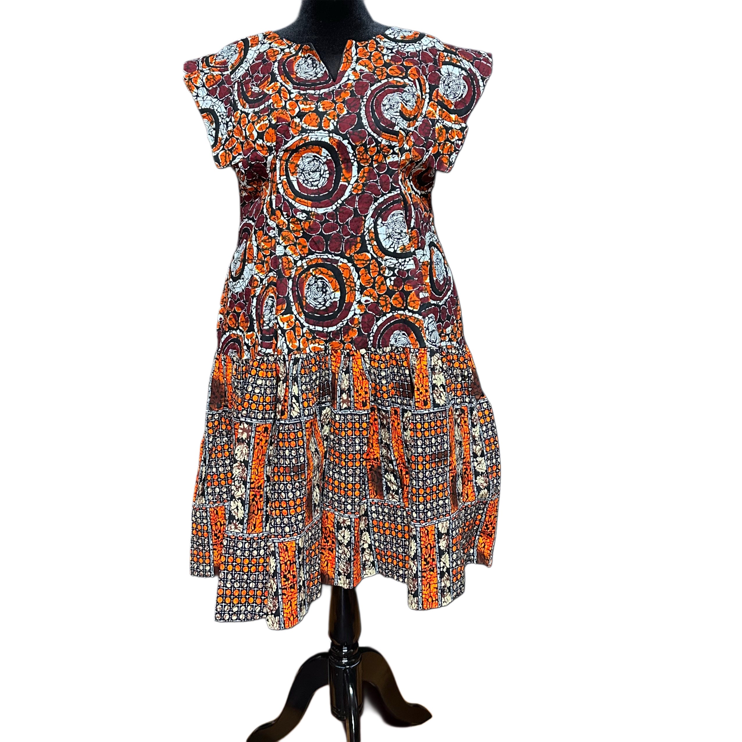 Ankara Handmade A-Line Dress