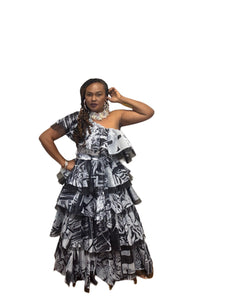 Layered Top & Skirt Set