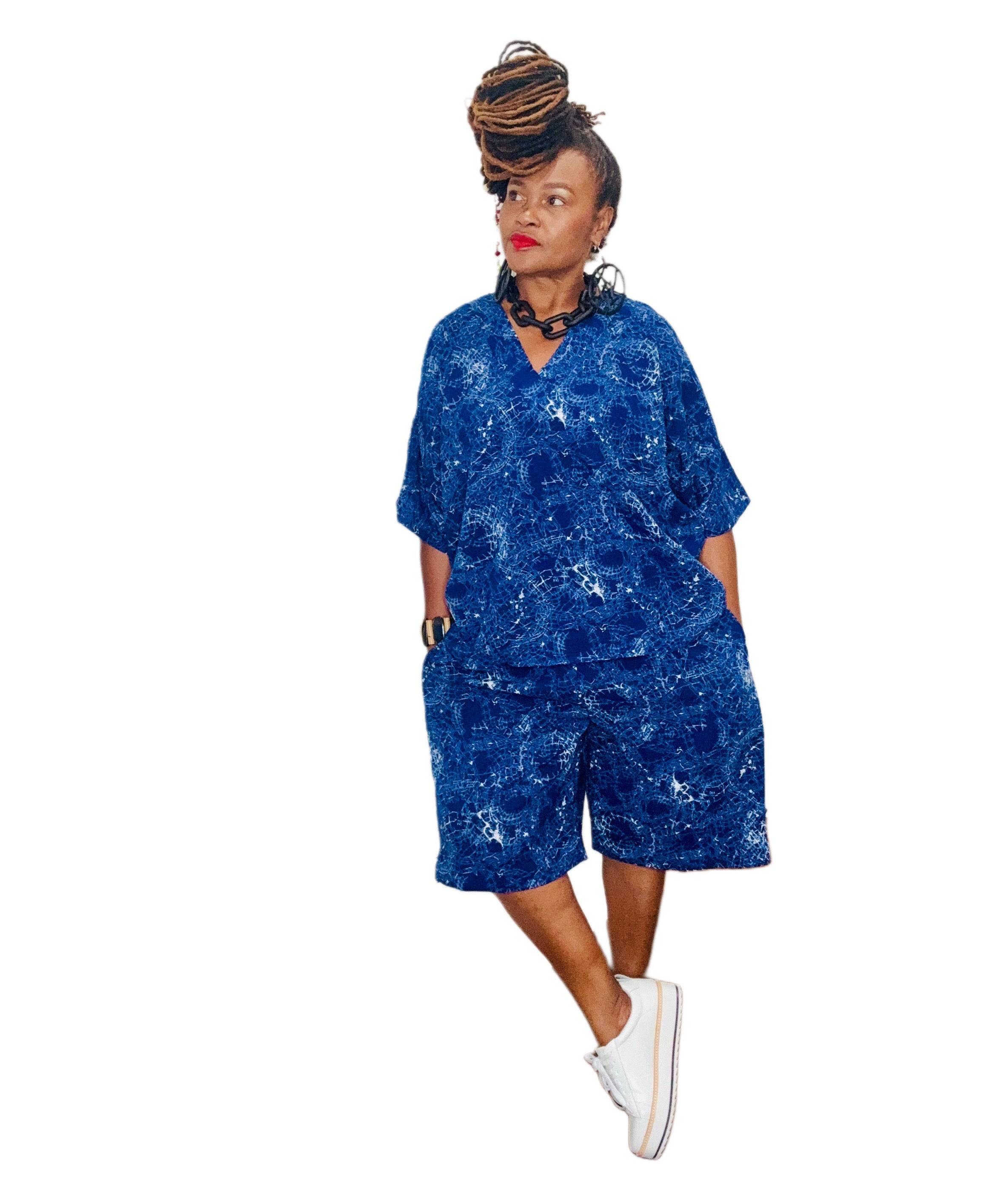 Blue Short & Top Set