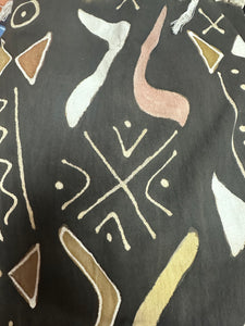 Mud Cloth Cotton Handmade Long Scarf