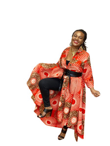 High-Low Collared Dress Jacket