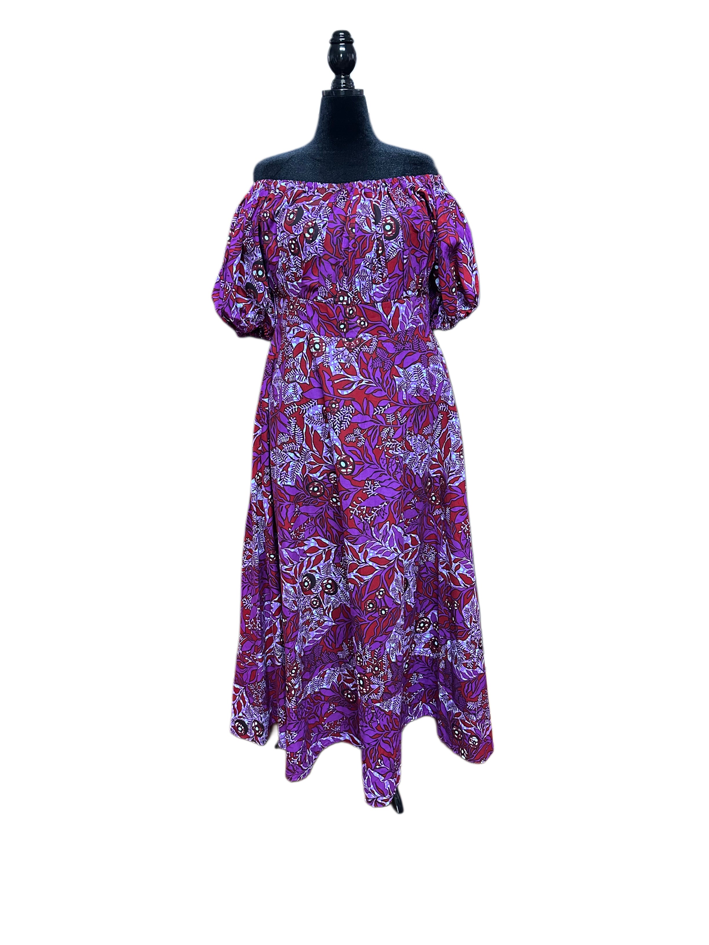 Ankara Handmade A-Line Maxi Dress