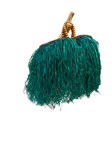 One of Kind Statement Raffia bag