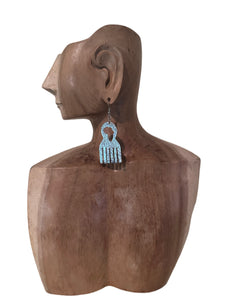 Small Handmade Comb Earrings
