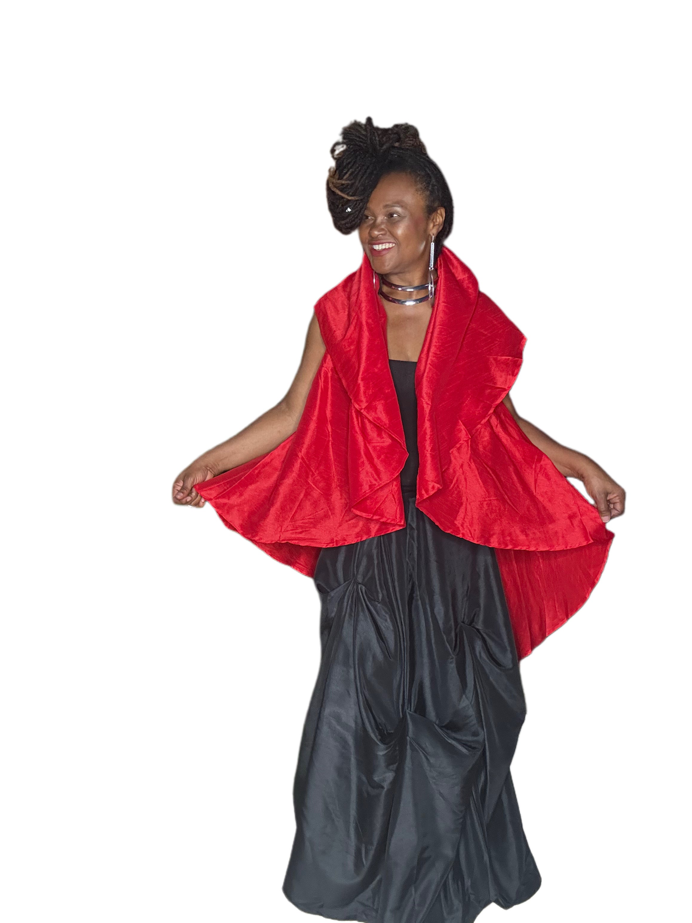 Red Cape Vest