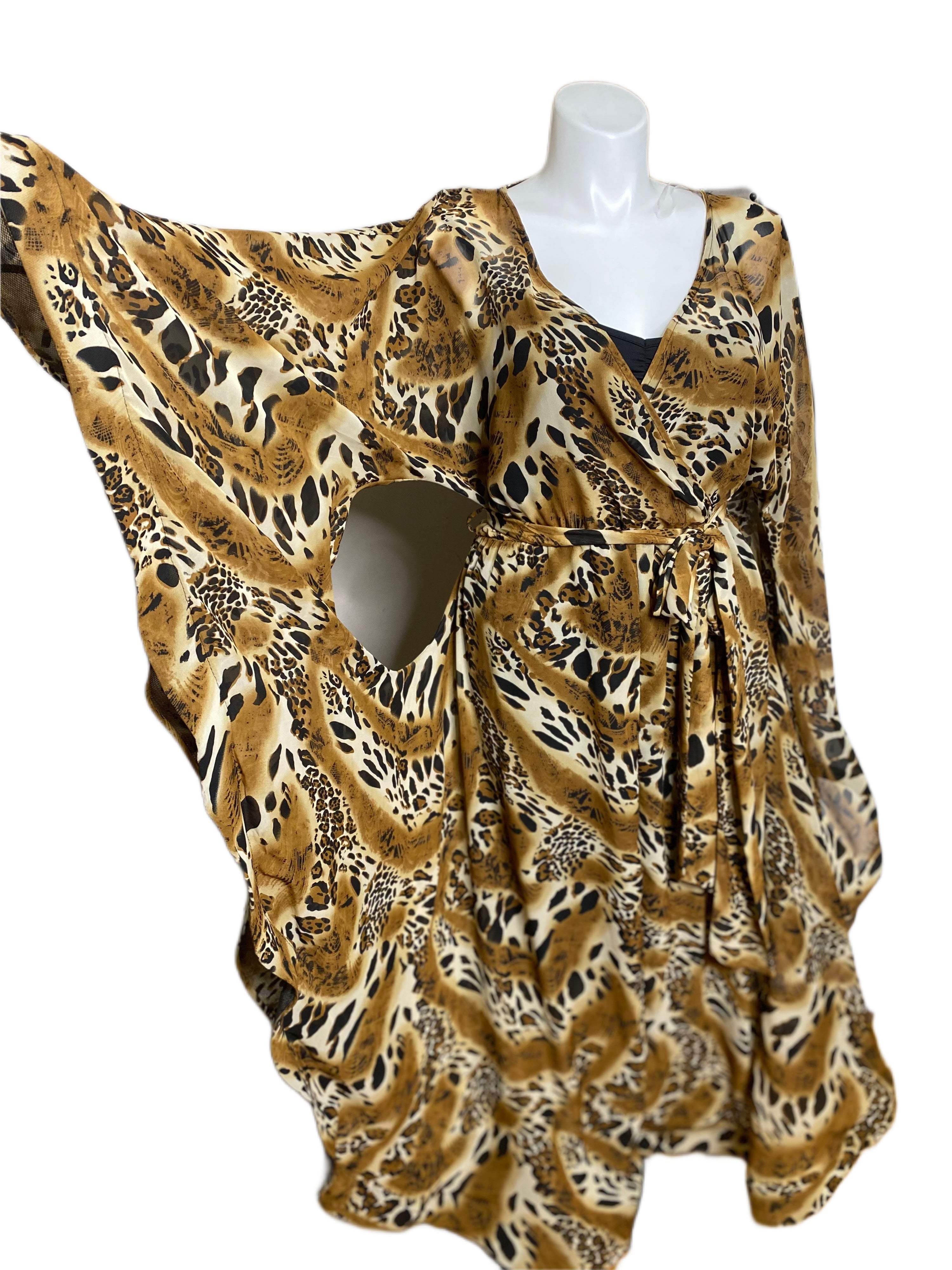 Animal print dress