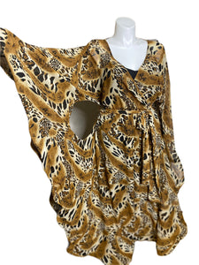 Animal print dress