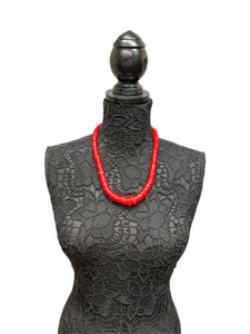 Handmade Short Coral Necklace