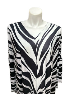 Print Dolman Sleeve Dress