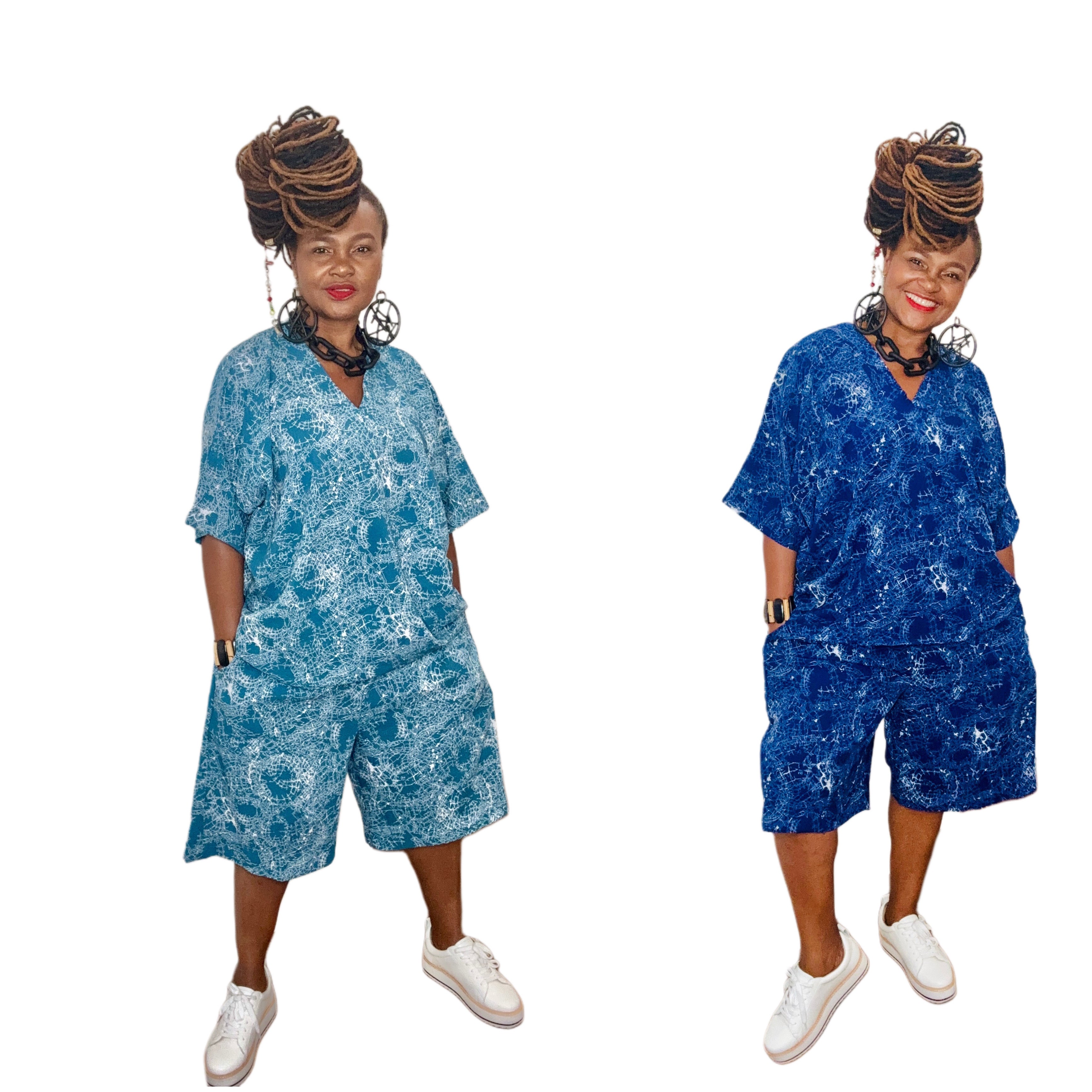 Blue Short & Top Set